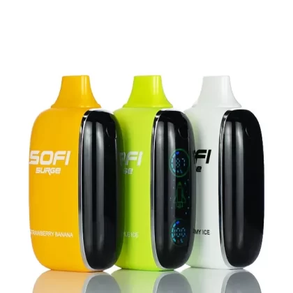 SOFI SURGE 25k 25000 Puffs Dual Mesh No Nicotine Disposable Vape - 22ml - Strawberry B-POP