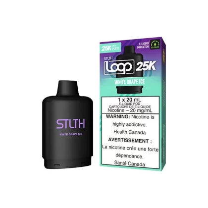 STLTH Loop 25K White Grape Ice Pod - STRENGTH#20MG>20MG (ONT-TAX)
