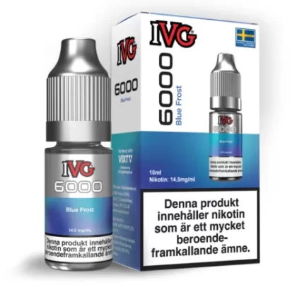 IVG Salt 6000 – Blue Frost 14,5mg 10ml - E Ciggbutiken Se