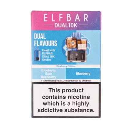 Blueberry Edition Dual 10k Refill Pack by Elf Bar