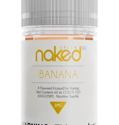 BANANA (FORMERLY GO NANAS) E LIQUID BY NAKED 100 – CREAM 50ML 70VG