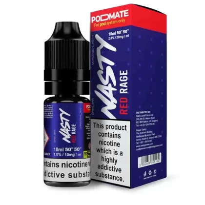 Nasty PodMate Salt Red Rage Nic Salt E-Liquid