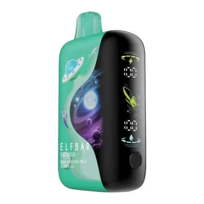 Elf Bar FS70K Disposable Vape Device – Kiwi Passion Fruit Guava Ice 20ml