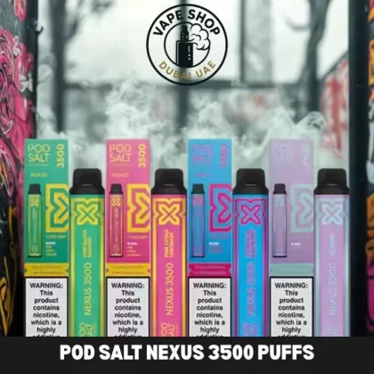 Pod Salt Nexus 3500 puffs disposable vape in dubai - Vape Product, BOX OF 10 PCS; Blackcurrant Apple Grape, Blackcurrant Raspberry Lemonade (C0C027)