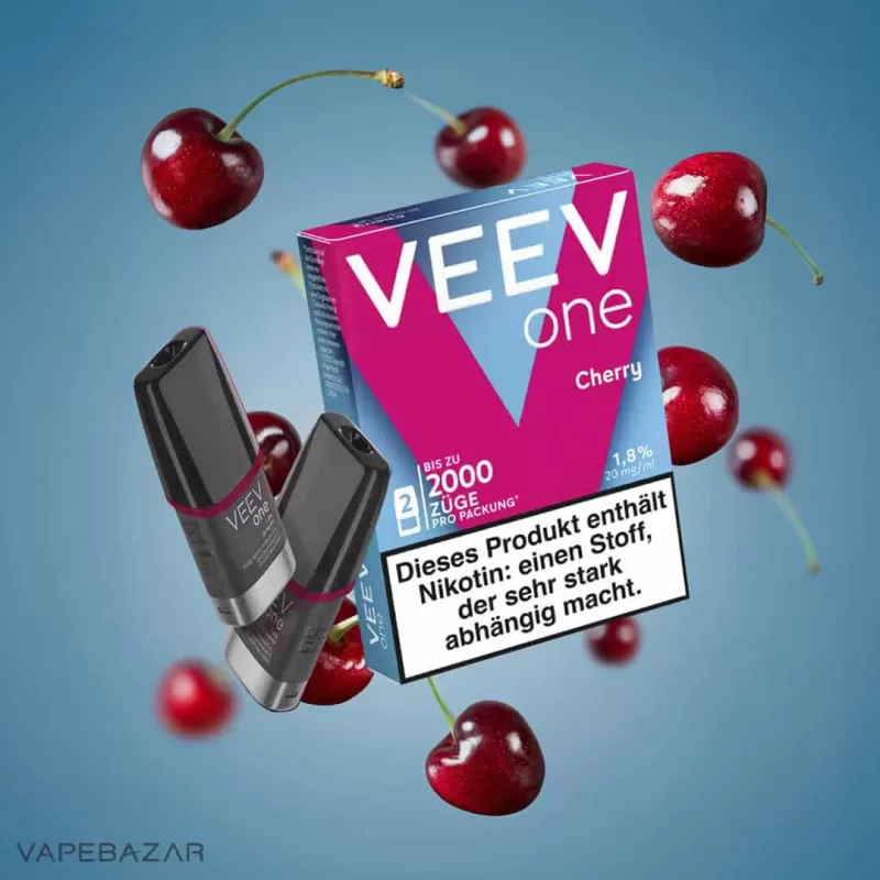Veev One Pods – Cherry (2er Pack) - Veev / ca. 2000 insgesamt / 20mg/ml