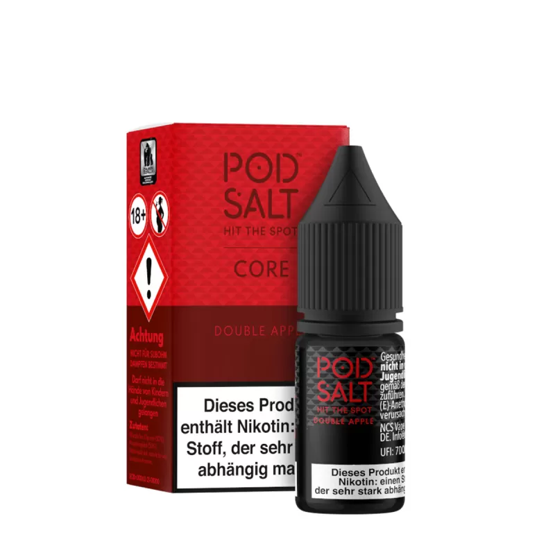 Podsalt Core – Double Apple - 20mg/ml, 11mg/ml; Doppelapfel - Image 3