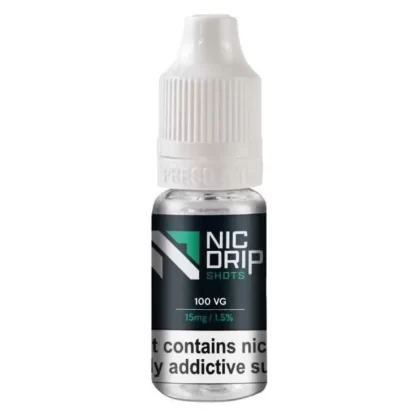 Nic Drip 15mg 100VG Nic Shot | Smooth Vape Booster