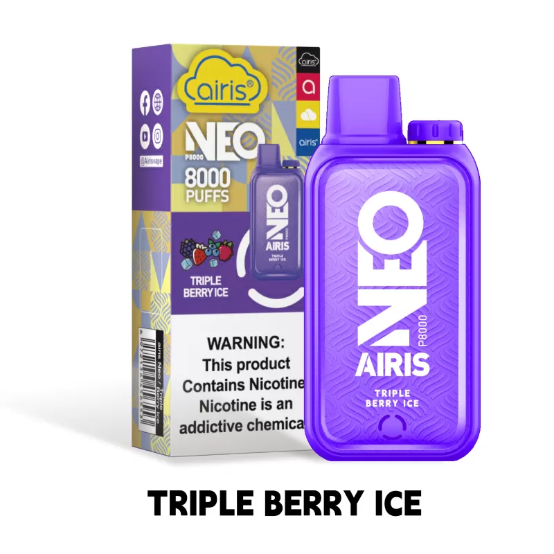Airis NEO P8000 Disposable Vape - Strawberry Banana - Image 2