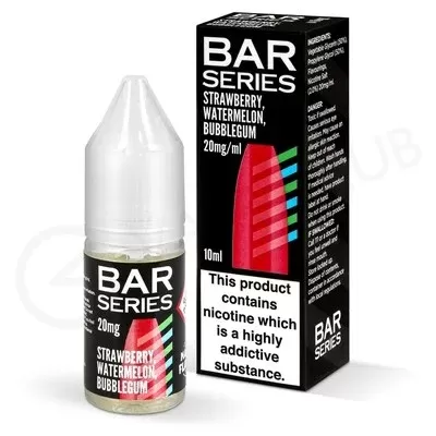 Strawberry Watermelon Bubblegum Nic Salt E-Liquid by Bar Series - Ecigpremium