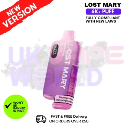 Grape Lost Mary 6K Puff Pod Kit – Only £8.99