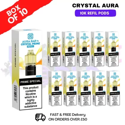 Prime Special Crystal Prime 10K Refil Pods Box Of 10