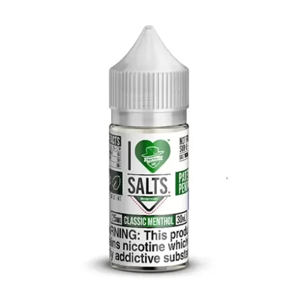 Mad Hatter I Love Salts Classic Menthol 30ml Nic Salt Vape Juice - Eightvape