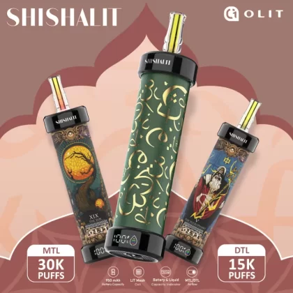 OLIT Shishalit 30K Disposable E-Hookah Device - 30000 Puffs - Tarot Edition / Two Apple
