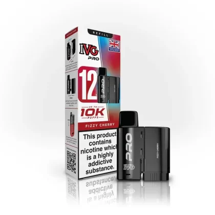 IVG Pro Zero Nicotine Fizzy Cherry Refill - Nicotine Strength#0mg (91AF69)