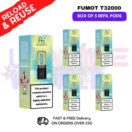 Fruit Bomb Fumot T32000 REPLACEMENT PODS – BOX OF 5