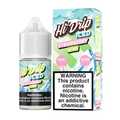Hi-Drip Salts Strawberry Kiwi ICED 30ml - Vape Product, Vape Product