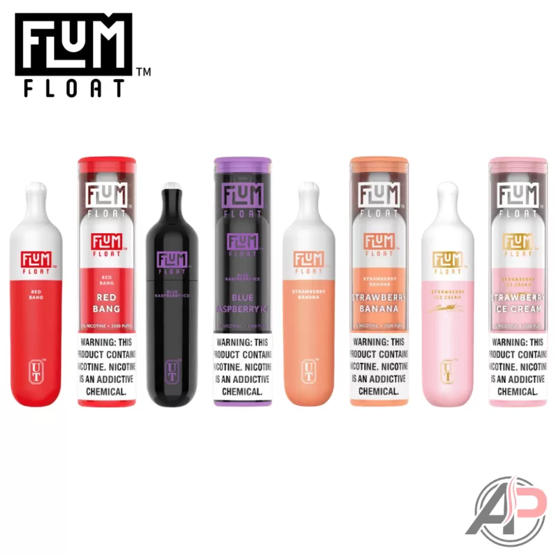 Flum Float 3000 Puffs Disposable Vape Device - Aloe Grape, Aloe Mango Melon Ice
