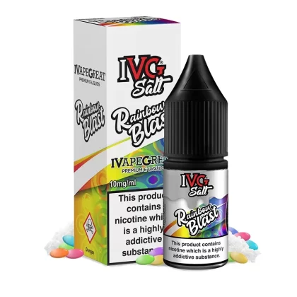 Rainbow Blast Nic Salt E-Liquid by IVG Salt – 10ml