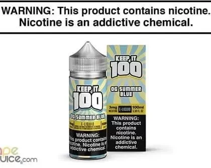 OG SUMMER BLUE BY KEEP IT 100 100ML - Vapejuice