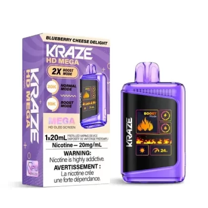 Kraze HD Mega – Blueberry Cheese Delight