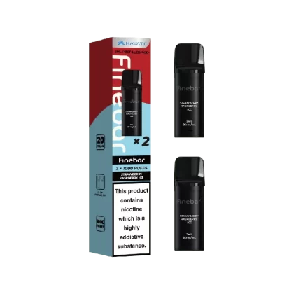 Hayati Finebar Prefilled Pods Strawberry Raspberry Ice