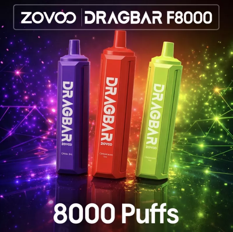 ZoVoo DragBar F8000 - Watermelon Cherry - Vapeciga - Image 2
