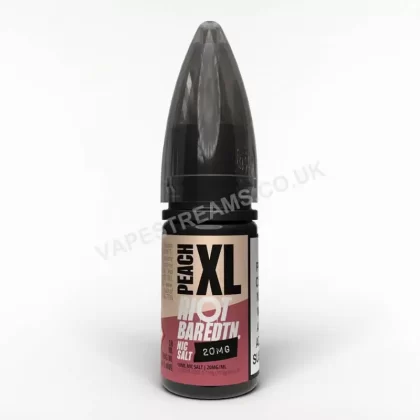 Riot BAR EDTN Peach XL Nic Salt E-Liquid - Vapestreams Co