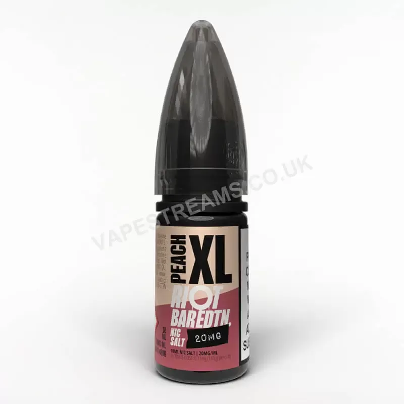 Riot BAR EDTN Peach XL Nic Salt E-Liquid - Vapestreams Co