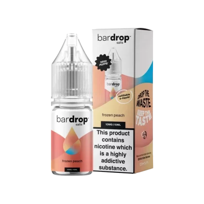 Frozen Peach Nic Salt by Bar Drop