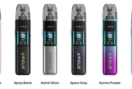 Voopoo Argus G2 Pod Kit 30W 1000mAh - Colour#Pear White>Glow Pink>Spray Black>Peachy Beige>Iris Blue>Aurora Purple>Space Grey>Astral Silver