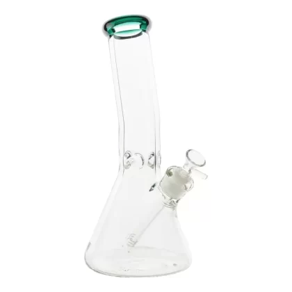 Outfall Curved Tube Beaker Bong – 12in
