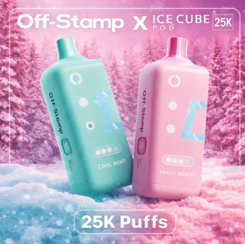Off-Stamp X Ice Cube Pod 25K - Blue Razz Ice (Classic Edition) - Image 2