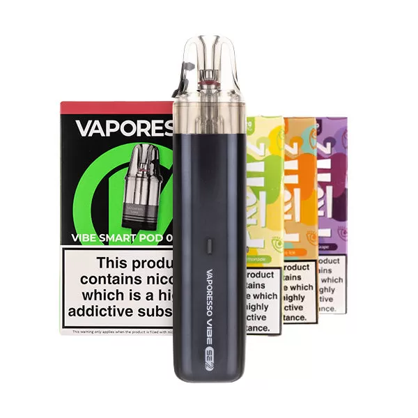Vaporesso Vibe SE 2 Pod Kit Bundle - Leather Brown / 0.6/0.8ohm
