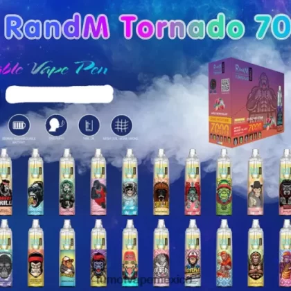 Fumot Tornado 7000 vapeador desechable 0% – 14ml (1 pieza) Fresa plátano H0XPTX538 Fumot Store