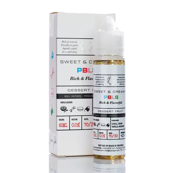 BSX Vapor - No Nicotine Vape Juice - 60ml - Banana Cream Pie - Image 3