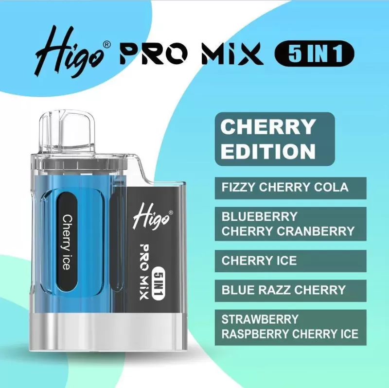 Higo Pro Mix 5 in 1 Prefilled Pod vape Kit - Blue Edition - Image 2