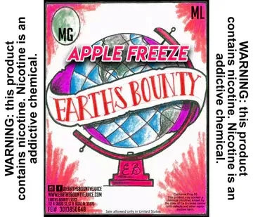 Earths Bounty – Apple Freeze 50/50
