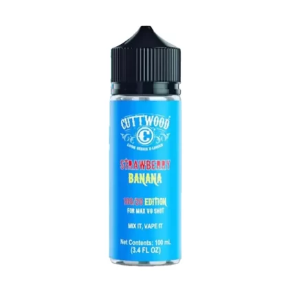 Cuttwood Strawberry Banana 100ml Vape Juice - O Nic Shots