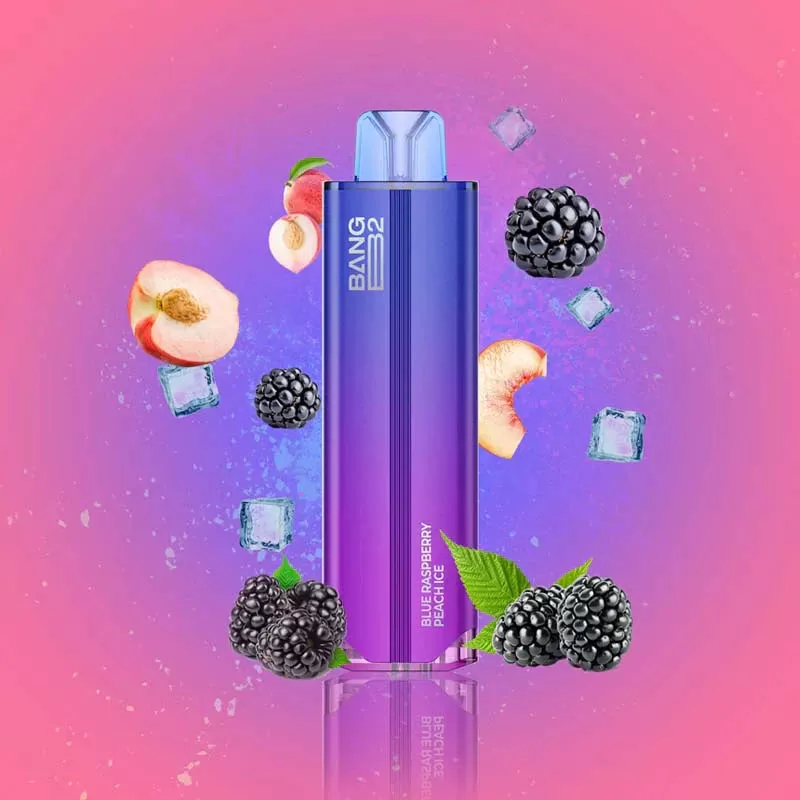 BANG B2 6000 DISPOSABLE VAPE - Blue Raspberry Peach Ice - Image 2