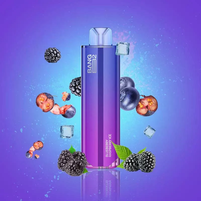 BANG B2 6000 DISPOSABLE VAPE - Blue Raspberry Peach Ice - Image 3