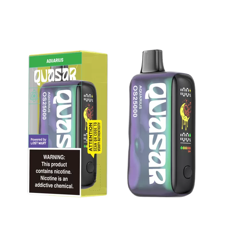 QUASAR OS25000 Powered By LOST MARY Disposable Device – 25000 Puffs - Sirius-ly Sour Watermelon - Image 2