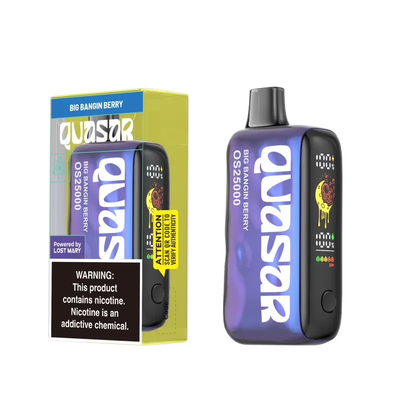 QUASAR OS25000 Powered By LOST MARY Disposable Device – 25000 Puffs - Sirius-ly Sour Watermelon - Image 3