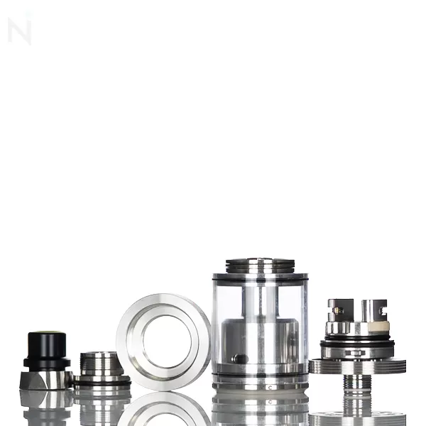 WICK'D NFGTA 22mm 316L Stainless Steel RTA - Full Kit - Image 2