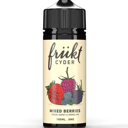 Frukt Cyder Mixed Berries 120ml E Liquid - 3mg