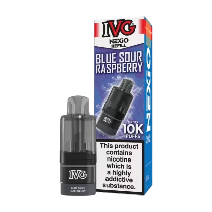 IVG Nexio Refill Pack - Blue Raspberry Ice - Ecigwizard