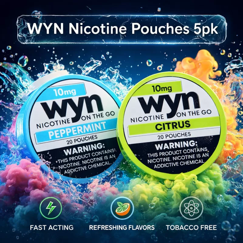 WYN Nicotine Pouches 5pk - Vapeciga