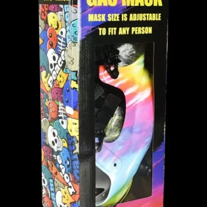 Gas Mask with Acrylic Bong
