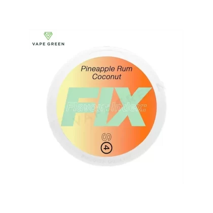 Pineapple Rum Coconut Nicotine Pouches by FIX