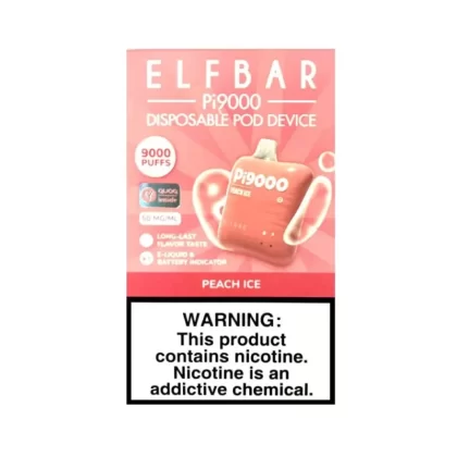 ELF BAR Pi9000 – Peach Ice (9000 Puffs)