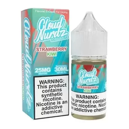 Strawberry Kiwi Iced Nicotine Salt by Cloud Nurdz - Vape Product; Vape Product, Vape Product